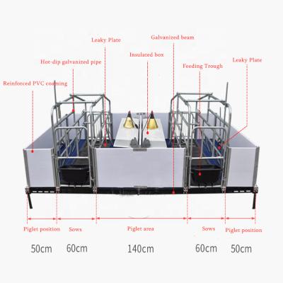 China Pig pregnant high quality pig farrowing crate, pig poultry cage, pig farm equipment for sale