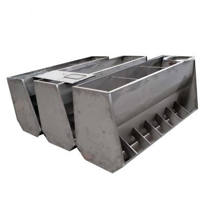 China Automatic Livestock Equipment Feeder For Pigs Stainless Steel Hog Feeder Double Sided Feed Bowl for sale