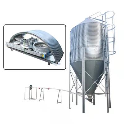 China Pig Fatten Line High End Automatic Farm Feed Conveyor System Pig Feeding Line Gestation Threw Line Feed Support For Customization for sale