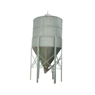 China Feed Storage Galvanized Feed Bins Or Feed Tower For Pig Farm Project for sale