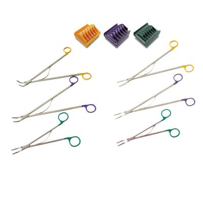 China Operation Curved Hemolock Right Angle Open Endoclip Surgery Hemolok Staple Poly-Lok Applier / Hemostatic Edge-O-Lok Staple Applier for sale