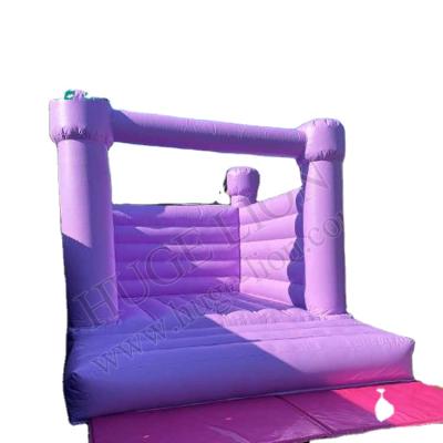 China Waterproof Commercial Grade Kids 10ft Purple Pastel Bounce House For Wedding for sale