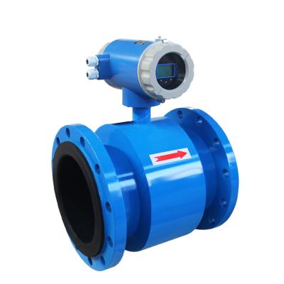 China PTFE/PFA/F46/Neoprene/Polyurethane 4-20ma RS485 Seawater Flowmeter DN250 Liquids Flow Meter Electromagnetic With Hastelloy Electrodes for sale