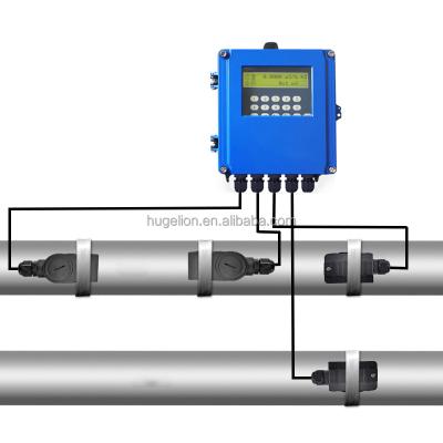 China Steel Flange TUF-2000 Btu Ultrasonic Heat Flow Meter Digital Wall Mounted Ultrasonic Meter for sale