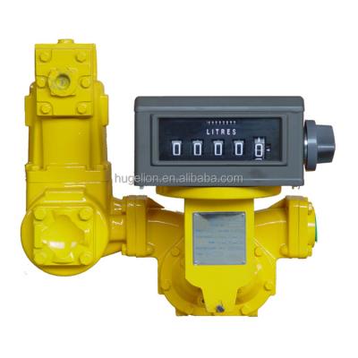 China Positive Displacement M-50 HL-M50 Digital Mechanical Flow Meter LPG Gas Flow Meter Crude Oil Palladium Flow Meter for sale