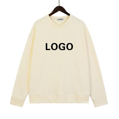 China QUICK DRY Design Your Own Logo Plain Crewneck Sweatshirt Embroidered Pullover Oversized Sweatshirt For Women Men for sale