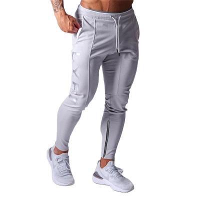 China 2020 Wholesale High Quality Mens White Gym Sweatpants Custom Jogger Pants Breathable Slim Fit Sports Sweatpants Running Track Pants for sale