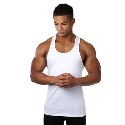 China Hot selling popular QUICK DRY sleeveless tops invest fitness gym wear bodybuilding custom men's singlet training muscle tank tops for men for sale