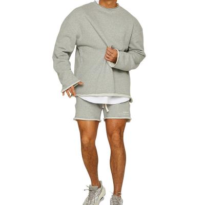 China New Design Men's Breathable Plain Oversize Hoodies Cotton Crewneck Pullover Custom Sweatshirts For Men for sale