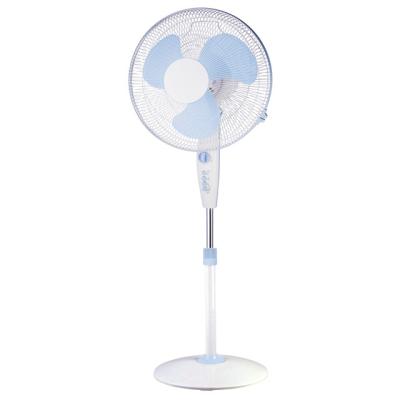 China Large SINGLE Fan 16inch Timer Stand Fan With Round Base for sale