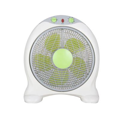 China Hot-selling electric hotel table clip fan 12inch portable box fan with 5 blade for sale