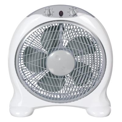 China Hotel Greenhouse 12inch Flexible Electric Box Fan Portable Fan Fan With Timer for sale