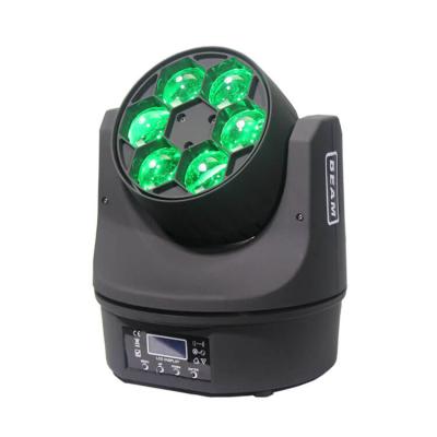 China China Manufacturer High Quality 6Pcs 15W Rgbw 4-In-1 Led Mini Bee Eye Beam Light 35cm*26cm*25cm for sale