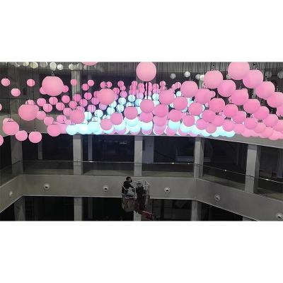 China ceiling decoration hot sale lighting system kinetic dmx ball winch for sale