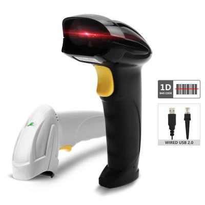 China GTCODESTAR Supermarket Good Quality Wired 1D Laser Barcode Reader Handheld Android Barcode Scanner X-9300 for sale