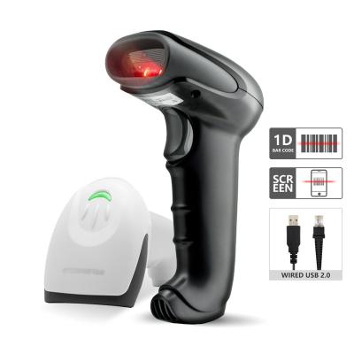 China GTCODESTAR 1D Barcode Reader Scanner Gun Wired CCD Handheld CCD Barcode Scanner For POS System 196mm*87mm*70mm for sale