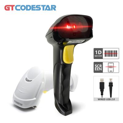 China Supermarket Cheap Price Wholesale CCD Android Barcode USB Handheld Cable Scanner For Supermarket/Warehouse/Store for sale