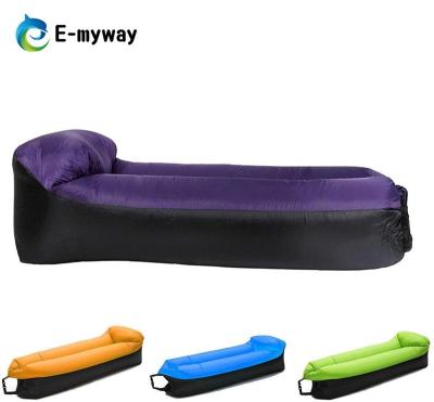 China Modern Outdoor Inflatable Sofa Beach Chair Outdoor Sofa With Pillow for sale