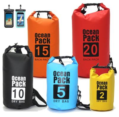 China Outdoor Activity Floating Waterproof Dry Bag Protect Safe Dry Articles Boating Camping Beach Fishing for sale