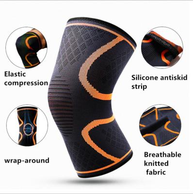 China Adult Sports Knee Sleeve Compression Knee Support Gym Equipment Running Knee Brace For Running for sale