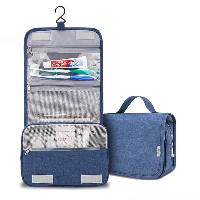 China Japan Style Women Portable Cheap Cosmetic Bag Makeup Organizer Hanging Men Travel Foldable Waterproof Toiletry Bag Large for sale