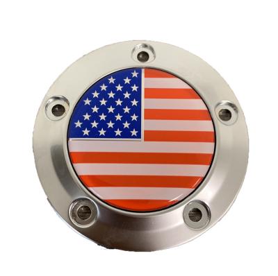 China Professional manufacture cheap zinc alloy five holes mark timer cover engine cover for Harley for sale