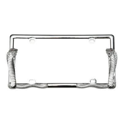 China Factory supply good price zinc alloy license plate cover frame wholesale for sale