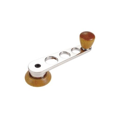 China Unique zinc alloy guaranteed quality include zinc alloy hardware window crank with wood trim for sale