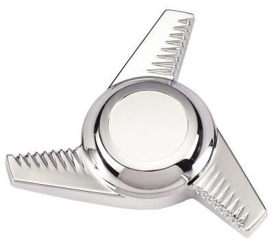 China Quality Price Guaranteed Suitable Wheel Spinner-3 Zinc Alloy Bar Brushed 1/2 Spline Wings Stud Mount for sale