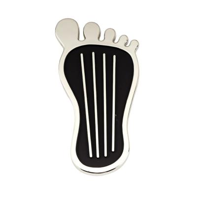 China Exquisite structure manufacturing surfer gas brake pedal protection motorcycle zinc alloy footboard for sale