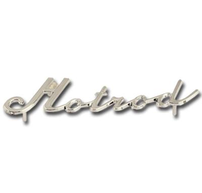 China Hotrod Script Trim ABS New Price Zinc Alloy Plastic Type Hotrod Script Trim Emblem for sale