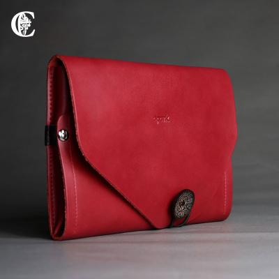 China Wool Felt Laptop Sleeve Bag Cover Case Leather Soft Briefcase 11 13 Inch For Apple Mac Pro iPad Black Leather Sleeve for sale