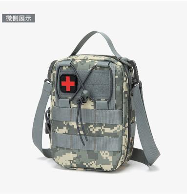 China 100% Eco-friendly Outdoor Camouflage Army Bag Military Leg Belt Bags Hunting Custom Nylon Military Tactical Fanny Pack Waist Bag for sale