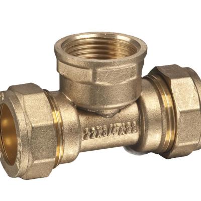 China Brass Water Pipe System Sleeve Ferrule Pipe Tubing Compression Fitting for sale