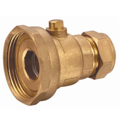 China General brass pump valve for water and heating system stream control for sale