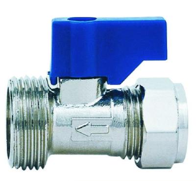 China General 15mm 22mm Mini Isolation Water Ball Valve Compression Adapter for sale