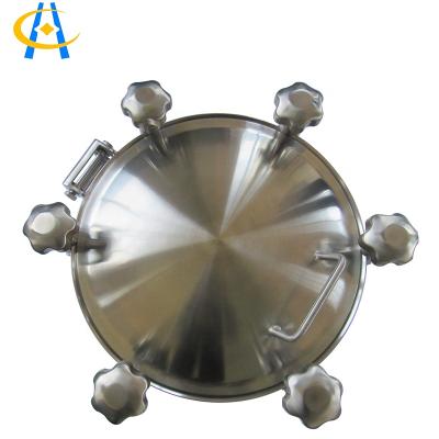 China NEW China Equipment 2021 Beverage Beer Tank Manufacturer Direct Selling High Quality Round First Round Outdoor Manhole Cover With Pressure for sale