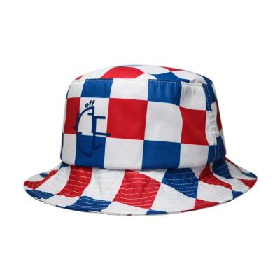 China Custom Picture Fashion Bucket Hat / Rubber Printed Head Cap Wear Fisherman Hats for sale