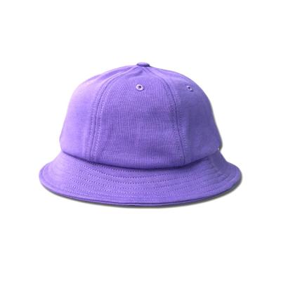 China Custom Fashion Summer Style Purple Bucket Brim Floral Wide Casual Hat Design Funny Fisherman Cap for sale