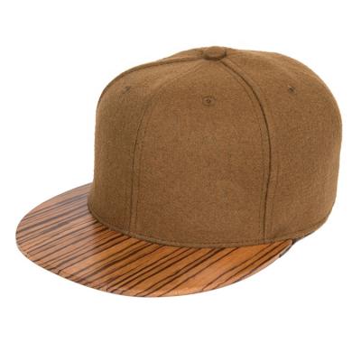 China Guangzhou ACE manufacturer custom 6 panel cork logo JOINT snapback hats, custom wood white cork hat, wood brim hat for sale