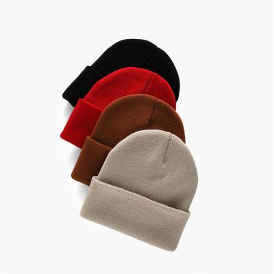 China COMMON Fashion Solid Color Knitted Winter Ski Hats Men Women Multicolor Warm Beanies Hat Skullies Covers Soft Elastic Hat Sports Hood for sale