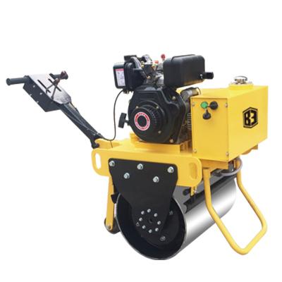 China Building Material Shops 0.5 Ton Vibratory Diesel Single Drum Roller Small Mini Drum Road Roller for sale