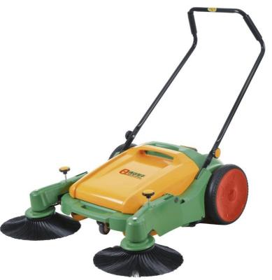 China Farms Hand Push Mini Sweeper Mechanical Walk Behind Floor Sweeper for sale