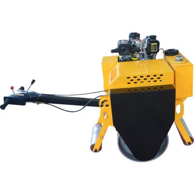 China Road Bridge Engineering Small Size Drum Asphalt Road Roller Machine Single Walking Type Diesel Soil Concrete Paving Or Gasolin Grip for sale