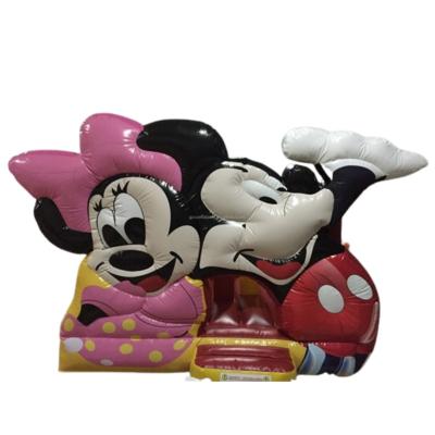 China exterior & Commercial PVC Mickey Inflatable Jump House Indoor Playground Cartoon Fun Mickey Castle Bouncy Inflatable Inflatable Bouncer For Kids for sale