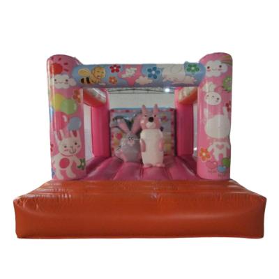 China exterior & 2023 New Design Indoor Animals Rabbit Inflatable Playground Jumper Inflatable Pink Bounce House Toddlers Jumping Castle For Kids for sale