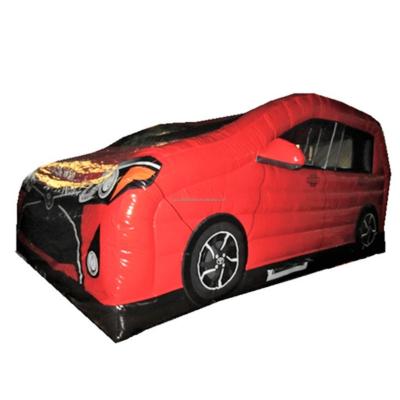 China exterior & New Design PVC Red Indoor Inflatable Car Bouncer Inflatable Playground Car Model Jumping For Advertising for sale