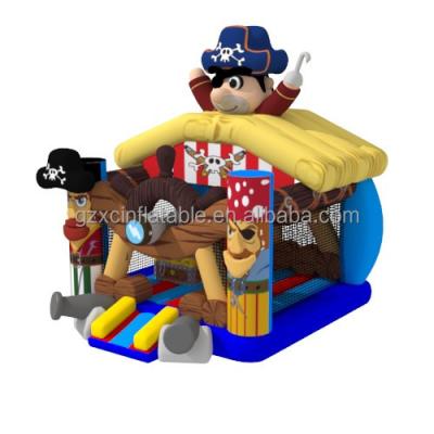 China exterior & Hot Sale Indoor Commercial Pirate Xincheng Playground Castle PVC Themed Inflatable Jumping Bounce House For Rental for sale