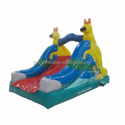 China Best0.55mm New Flame Retardant Mini Indoor Slide Small Kids Innerial Inflatable Slide New PVC Trapaulin+1000D Baffle Kids Air Slide for sale