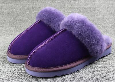 China Sheep Wool Slippers 100% Australia Real Sheepskin Slipper Winter Rubber Slipper for sale